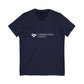 Carrington College Unisex Jersey Short Sleeve V-Neck Tee
