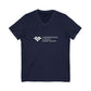 Carrington College Unisex Jersey Short Sleeve V-Neck Tee